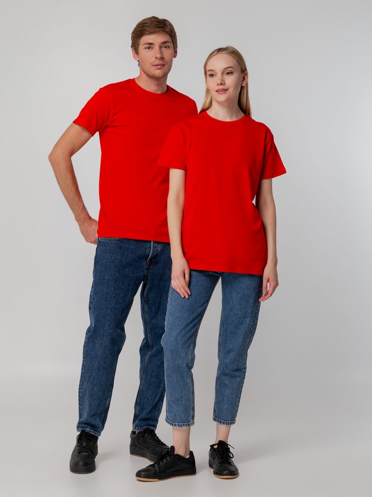 Футболка унисекс T-bolka 140, красная, размер XXL