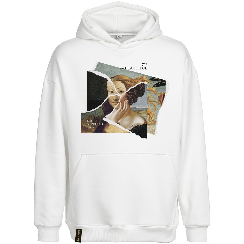 Худи You Are Beautiful — пример нанесения логотипа (Соль) | Print Logo