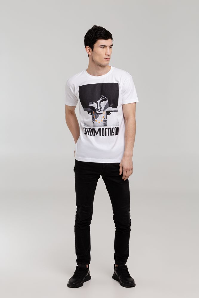 Футболка «Меламед. Jim Morrison» — пример нанесения логотипа (Author's) | Print Logo