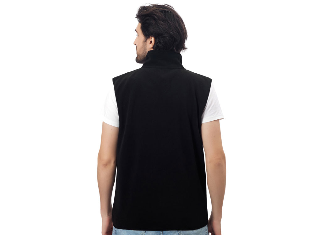 Жилет флисовый Trondheim унисекс, черный