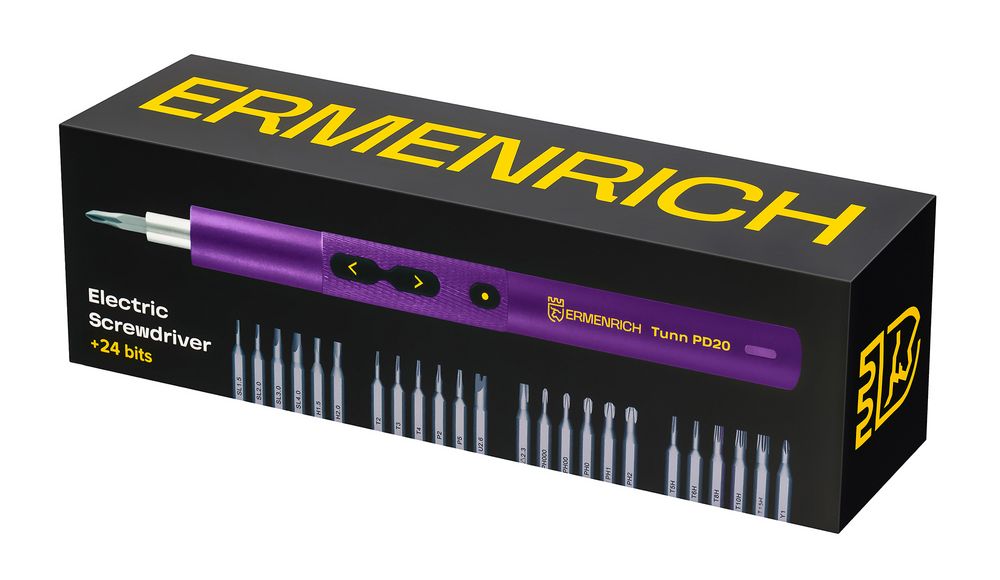 Электрическая отвертка для точных работ Tunn PD20