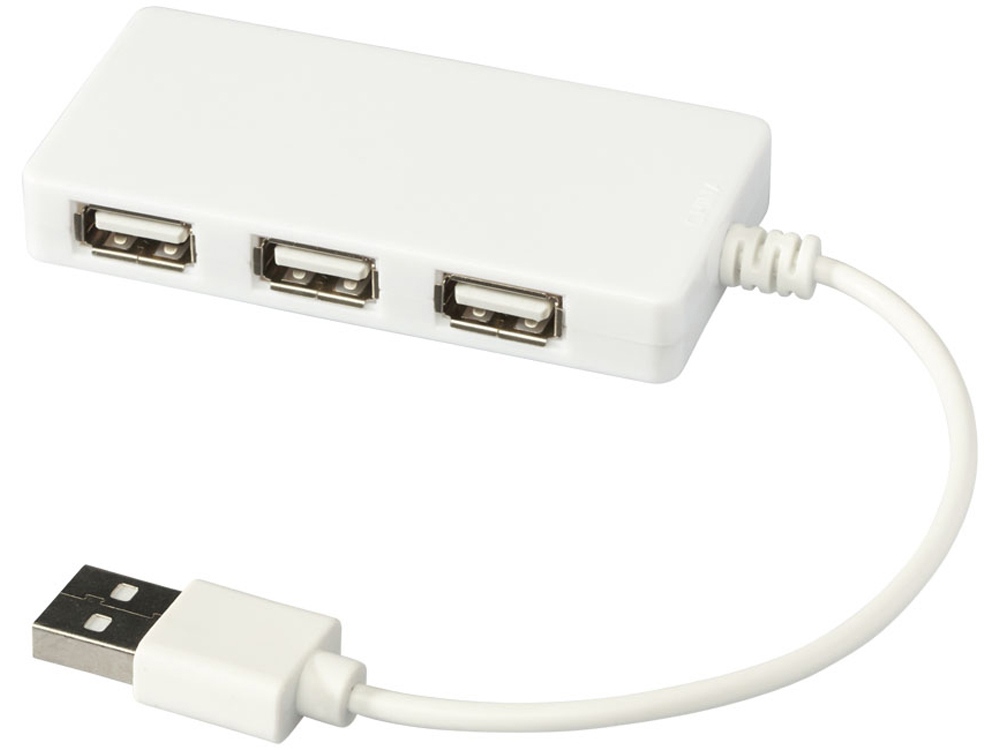 USB Hub на 4 порта Brick с логотипом  | Print Logo