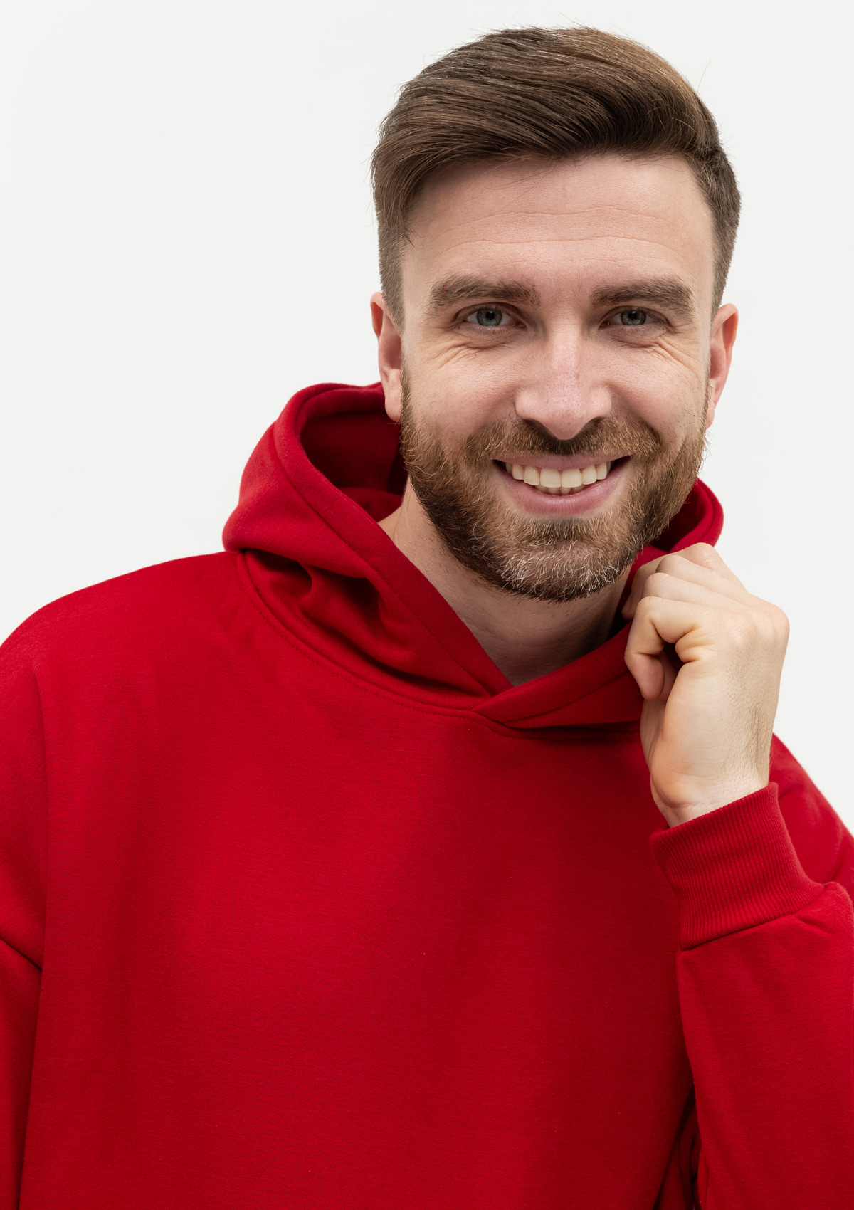 Худи унисекс STAN оверсайз интерсофт 320, 69, Т-красный,  (014)  (54/XXL)