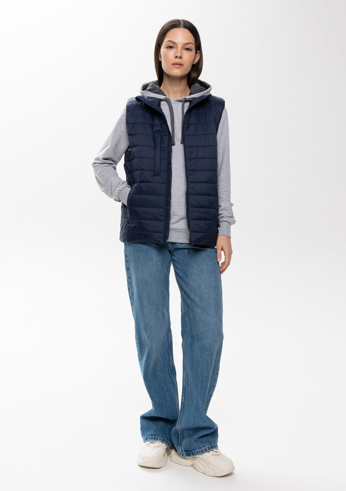 Жилет унисекс утепленный STAN таффета, 65, 87, Тёмно-синий,  (46)  (48/M)