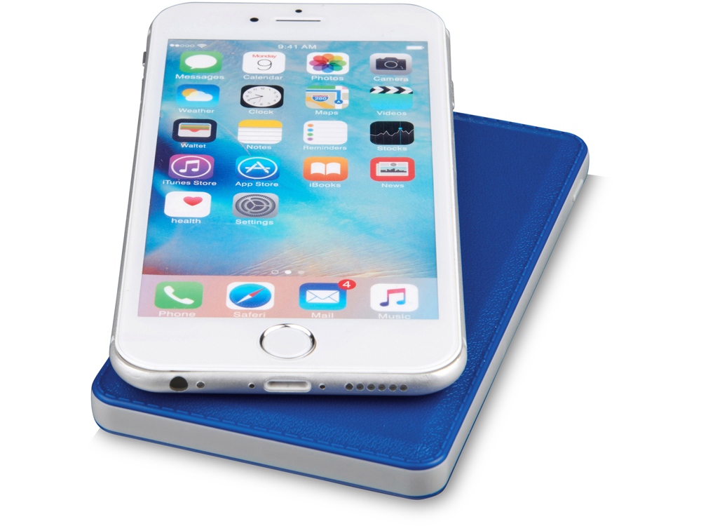 Phase Беспроводной внешний аккумулятор имеет емкость 3000 мА/ч, синий