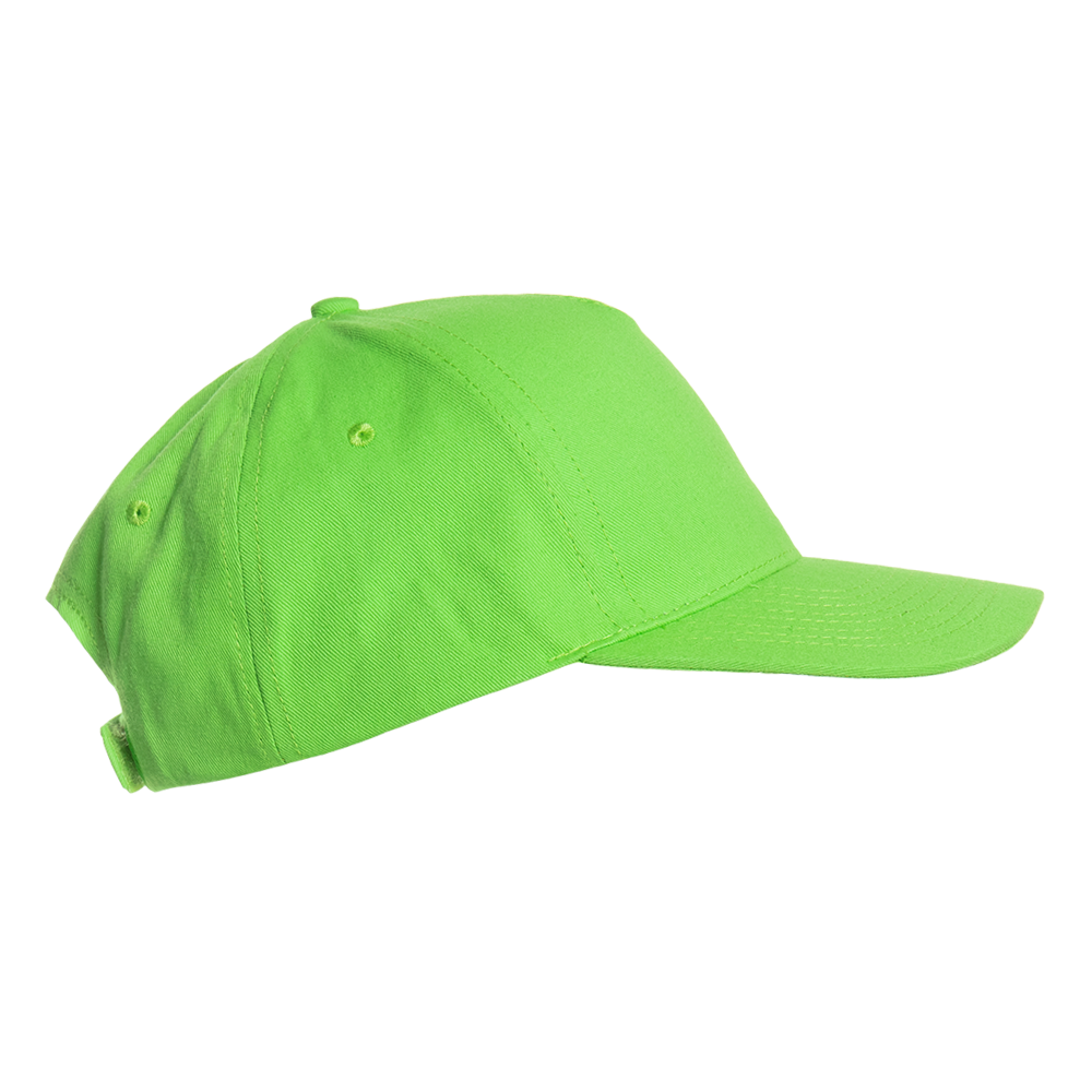 Бейсболка STAN 5 клиньев хлопок 150, 10L, Ярко-зелёный,  (26)  (56-58/ONE SIZE)