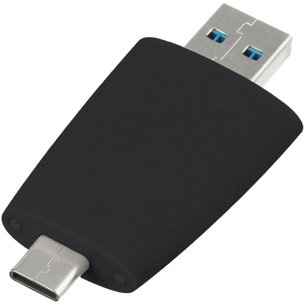 Флешка Pebble Type-C, USB 3.0, серая