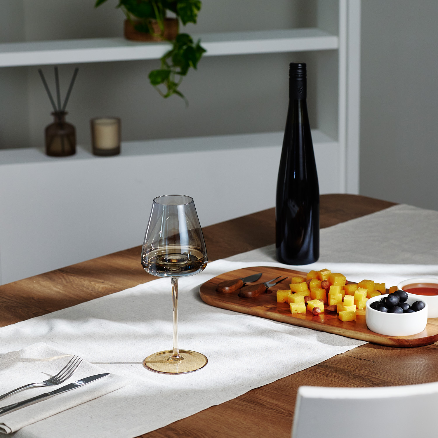 Бокал для вина Ницца (Nizza), градиент золотой фото на сайте Print Logo.