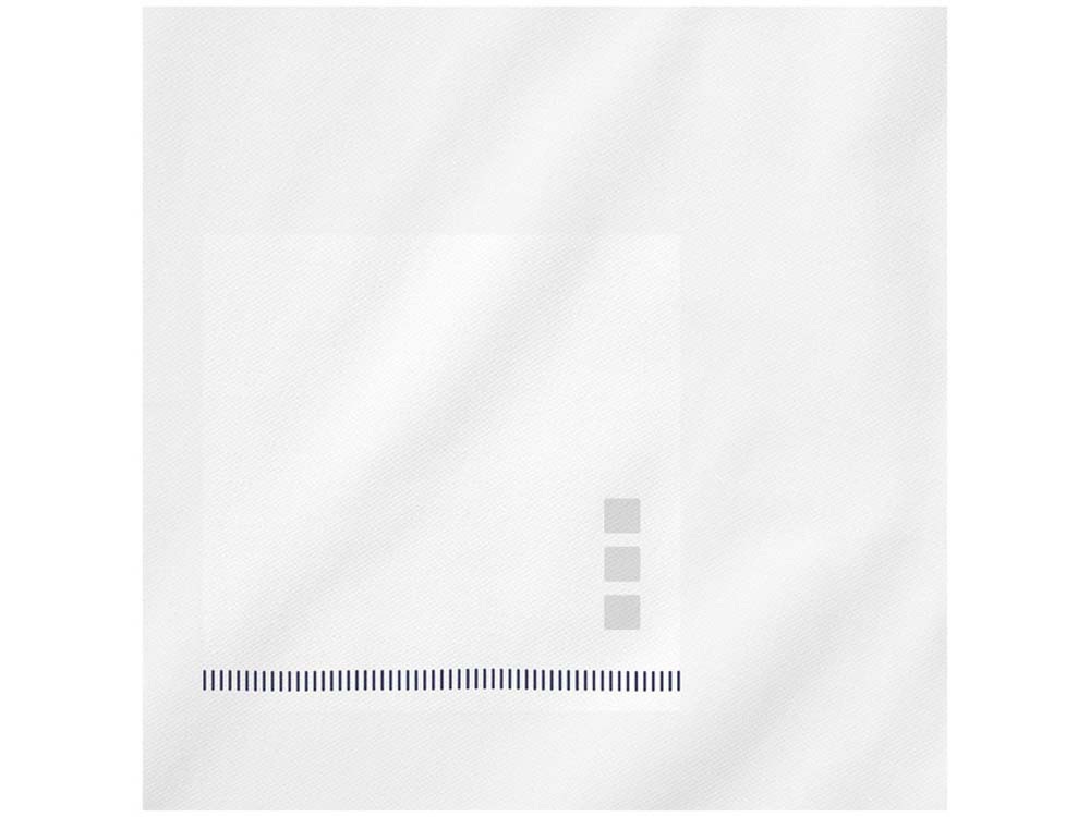 Calgary мужская футболка-поло с коротким рукавом, белый/темно-синий