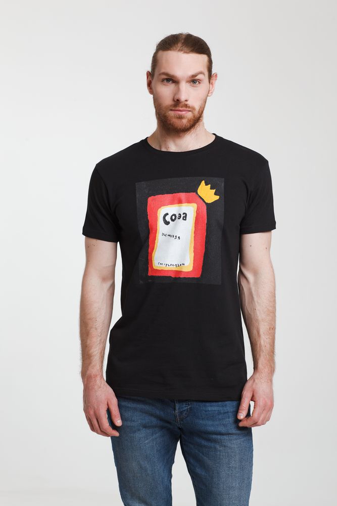 Футболка «Сода» — пример нанесения логотипа (Принтэссенция) | Print Logo