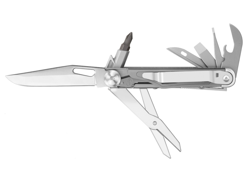 Нож-мультитул Rocktol 12 в 1 с титановыми ручками фото на сайте  Print Logo.