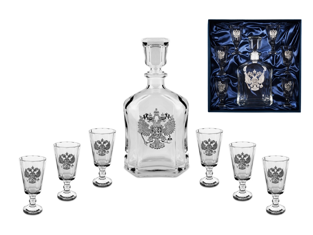 Набор для водки Россия с логотипом  | Print Logo