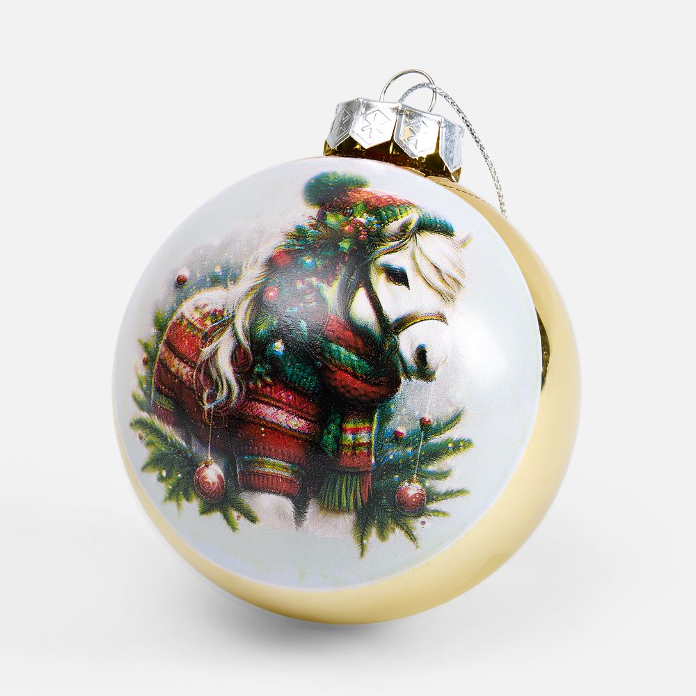 Елочный шар Finery Gloss, 8 см