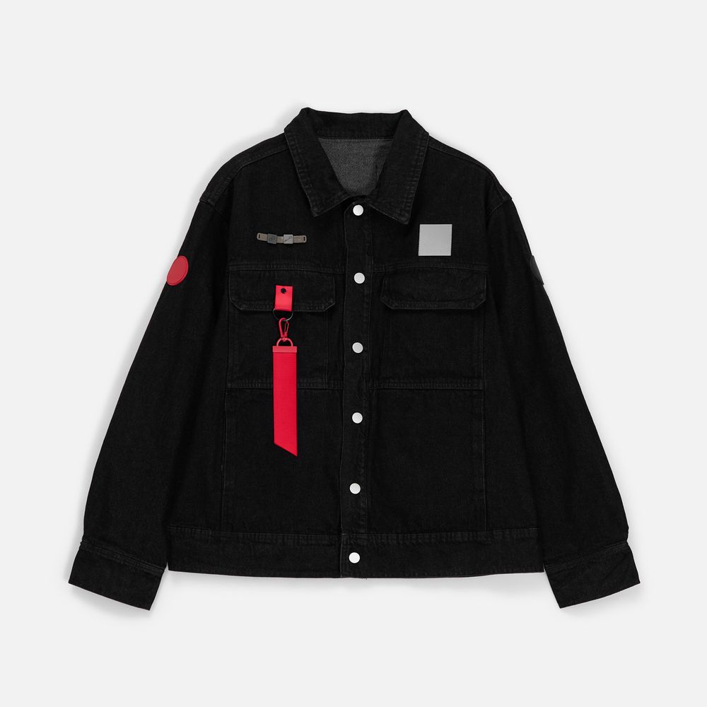 Куртка-конструктор джинсовая Spalio с логотипом  | Print Logo