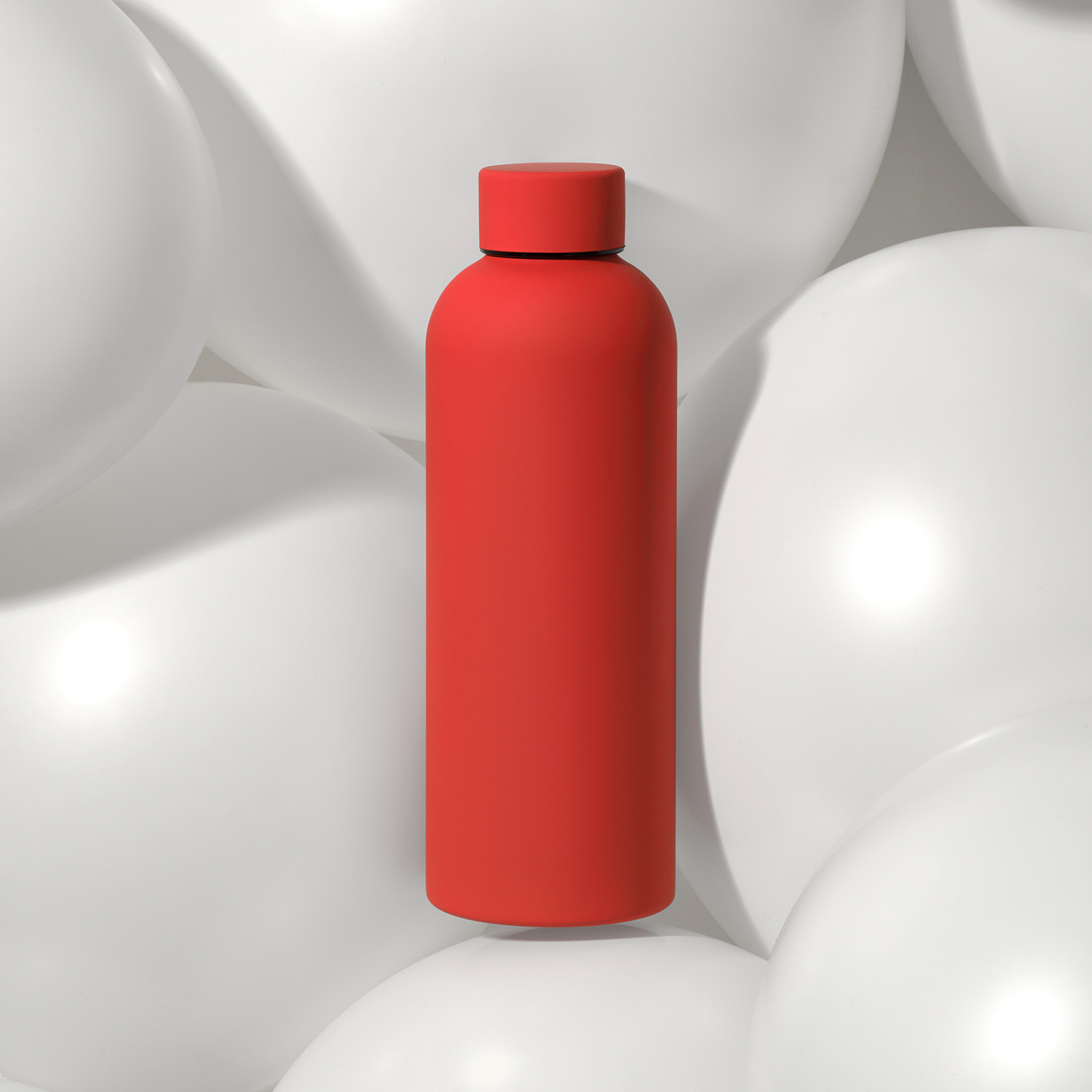 Термобутылка вакуумная герметичная Прима, красная