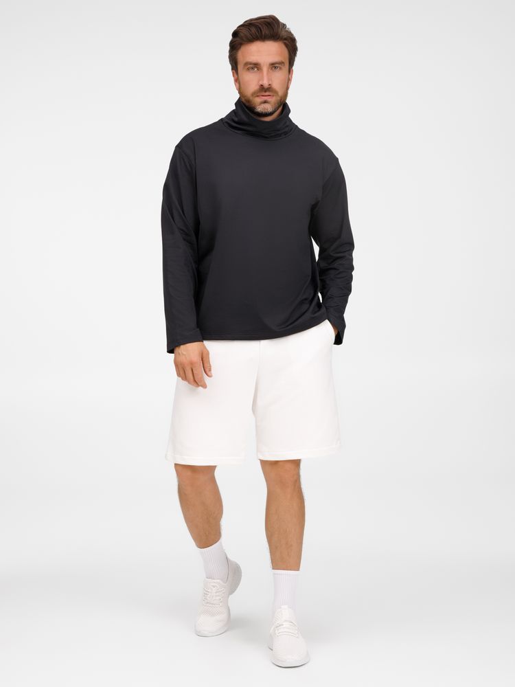 Лонгслив из бифлекса Morfiss, черный, размер XS/S