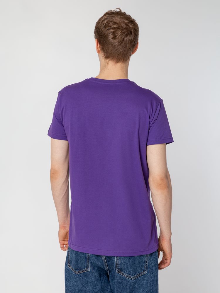 Футболка унисекс T-bolka 160, фиолетовая, размер XXXL