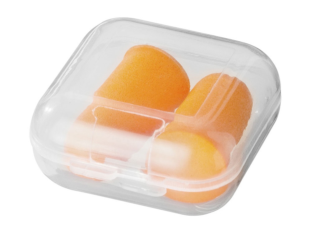 Беруши Serenity в футляре, оранжевый