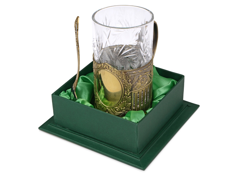 Подстаканник с хрустальным стаканом с логотипом  | Print Logo