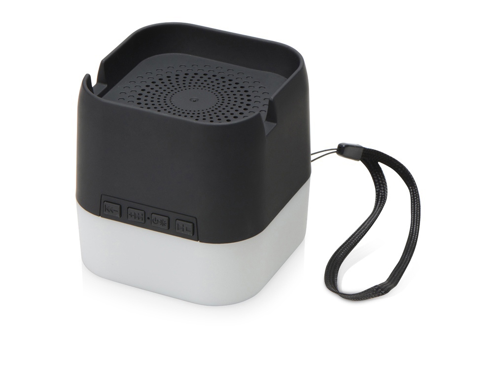 Портативная колонка с подсветкой Deco soft-touch с логотипом  | Print Logo