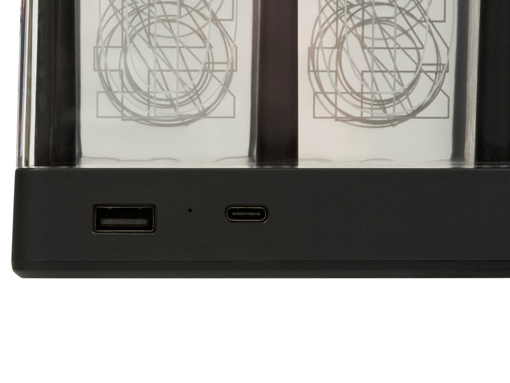 Часы с беспроводной зарядкой Cyber, 10 Вт (Р)