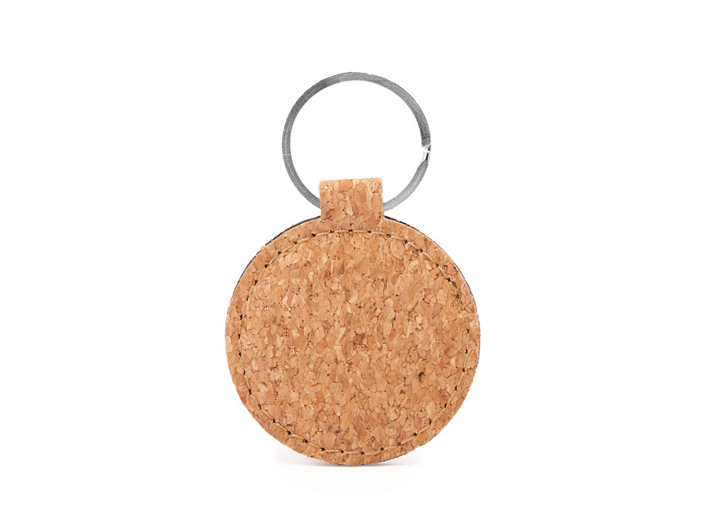 Брелок HIBIS из натуральной пробки с логотипом  | Print Logo
