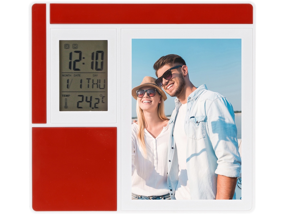 Часы Рио, красный/белый