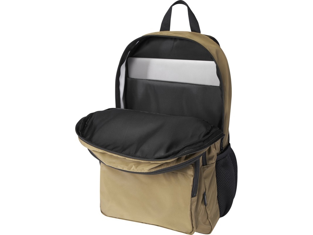 Рюкзак для ноутбука Trend Plus 15GRS из переработанного материала объемом 20 литров, зеленый лесной