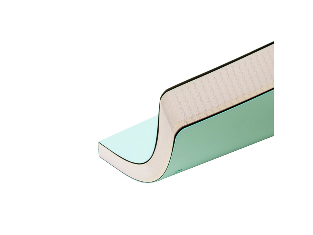 Ежедневник А5 недатированный Megapolis Velvet Flex, зефирный мятный