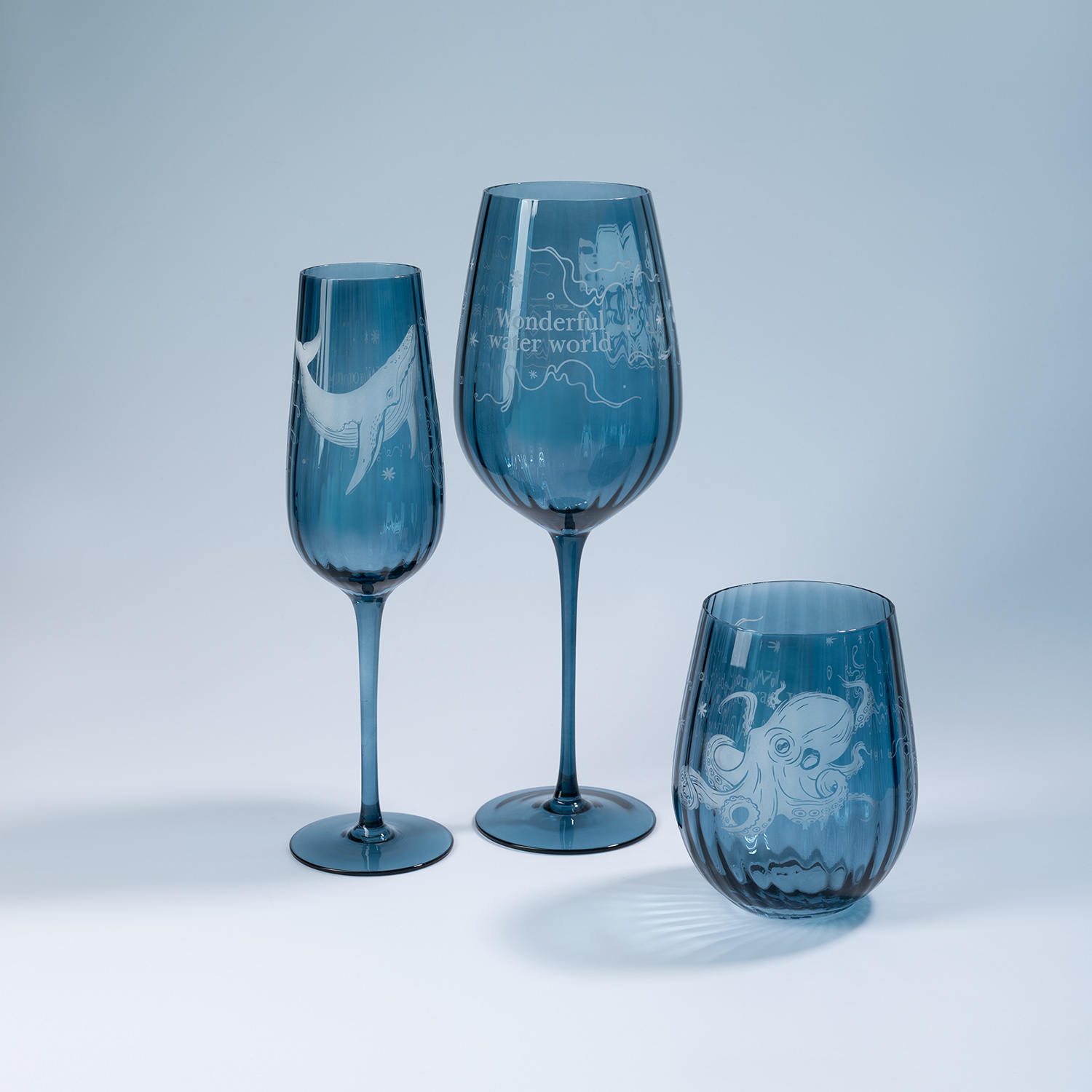 Бокал для вина Тоскана (Toscana), синий