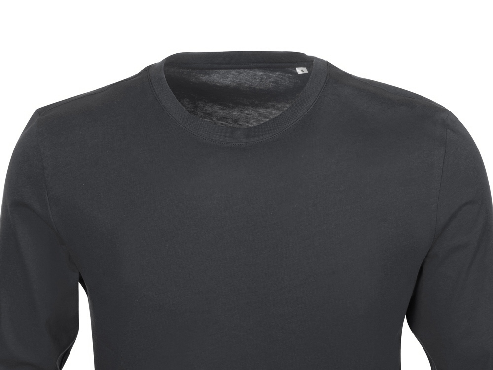 Футболка с длинным рукавом Porto мужская, темно-серый