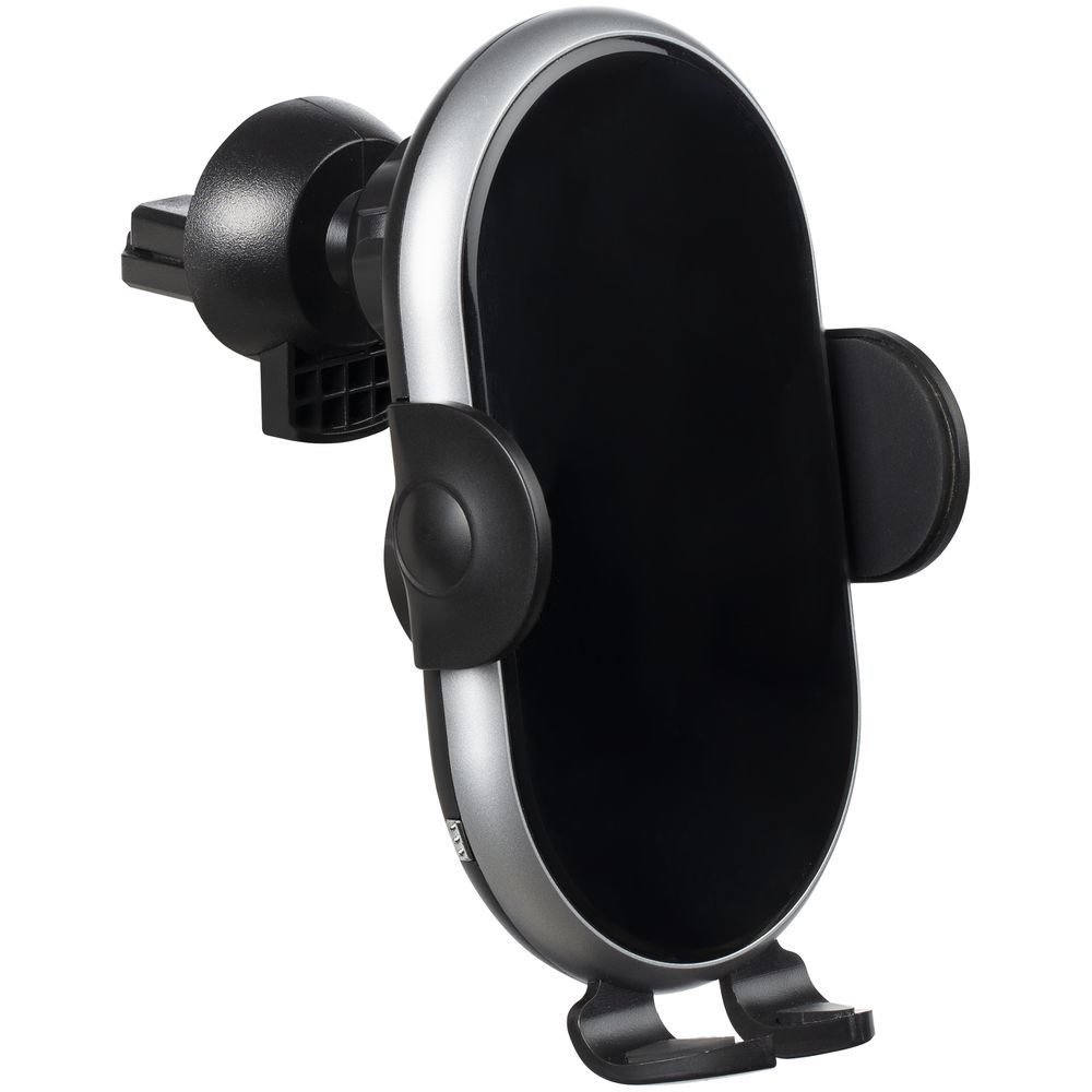 Держатель для смартфона Cleaver с беспроводной зарядкой фото на сайте Print Logo.