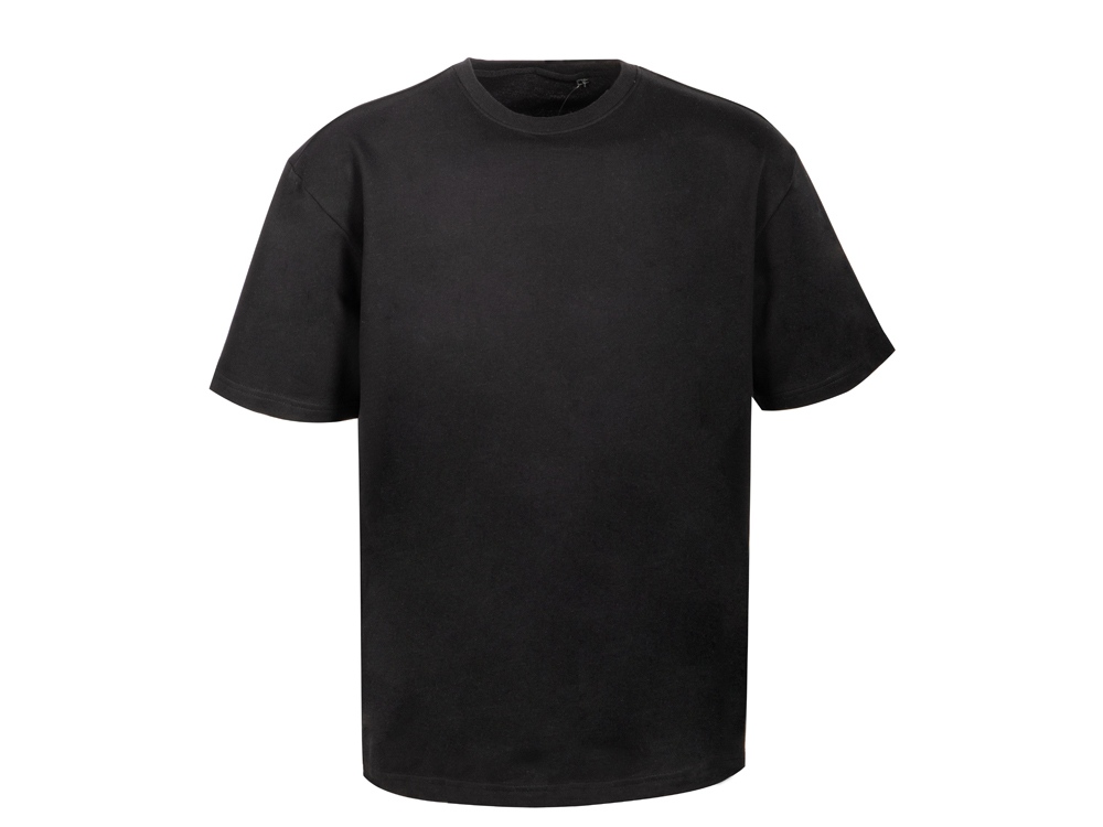 Футболка из френч терри Warsaw унисекс 220гр, черный