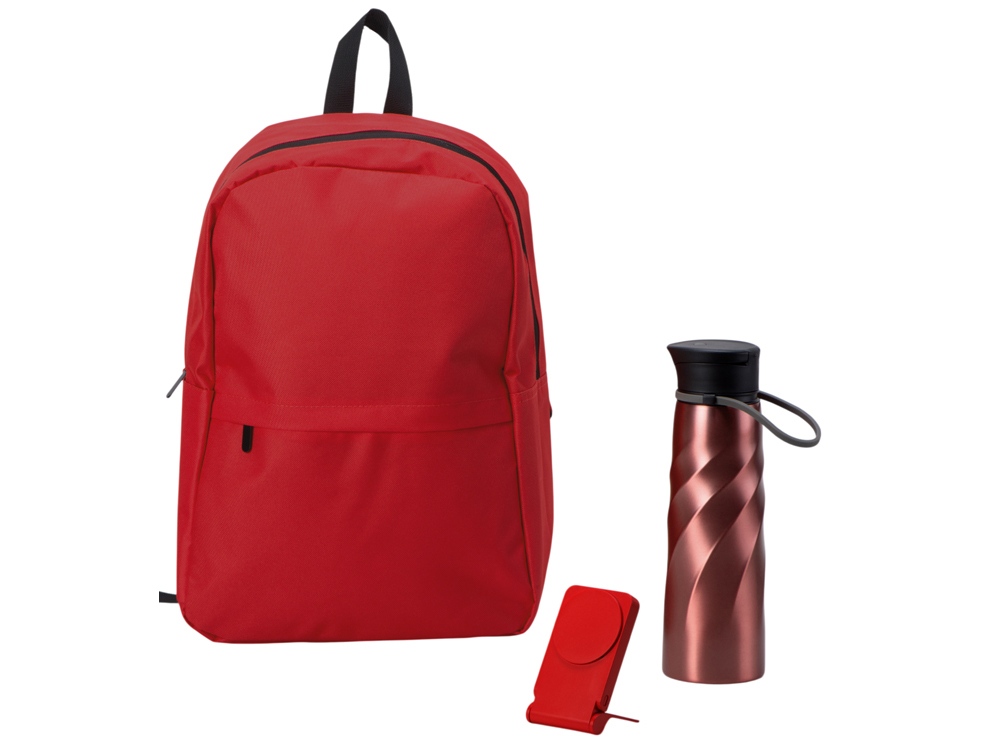 Набор с внешним аккумулятором и бутылкой Waterpower с логотипом  | Print Logo