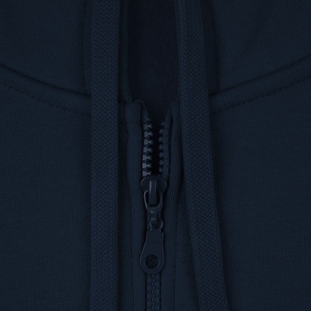 Толстовка на молнии с капюшоном Siverga Heavy 2.0, темно-синяя, размер XXL