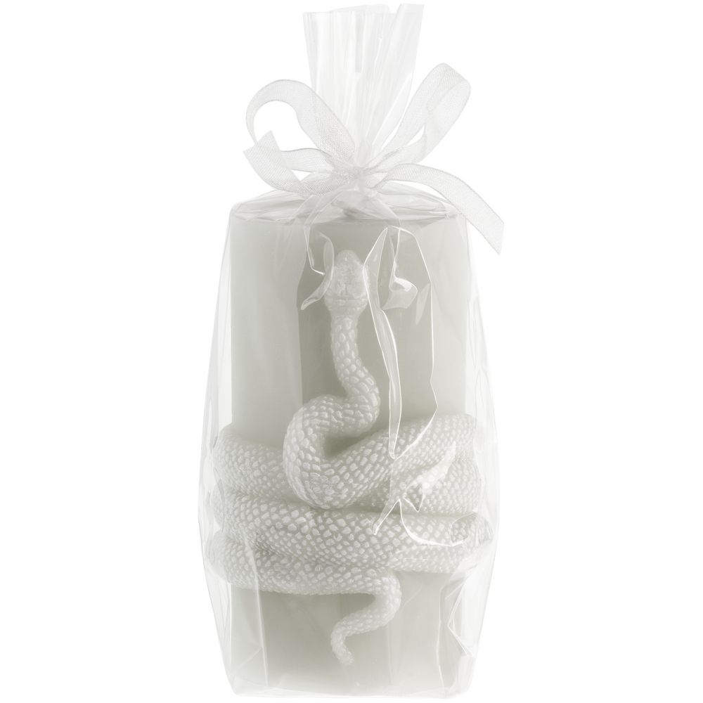 Свеча Snake Knot — пример нанесения логотипа (сделано в России) | Print Logo