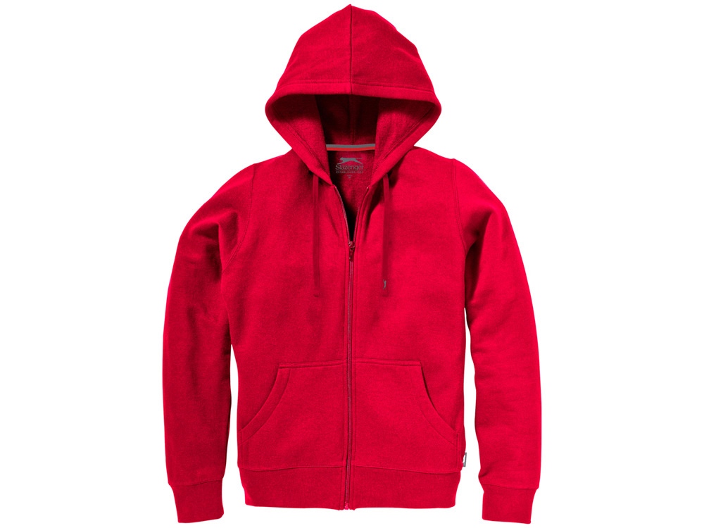 Толстовка Open женская с капюшоном, красный