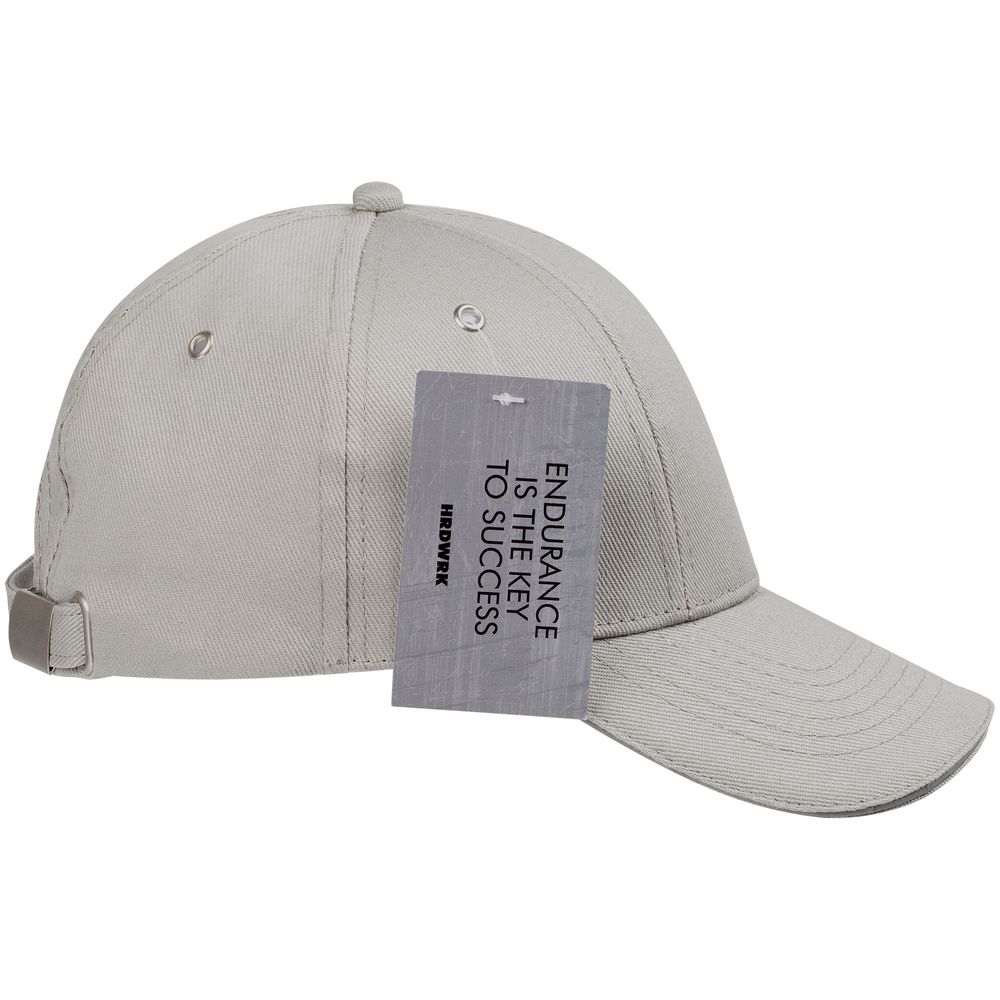 Бейсболка Hard Work Black со светоотражающим элементом