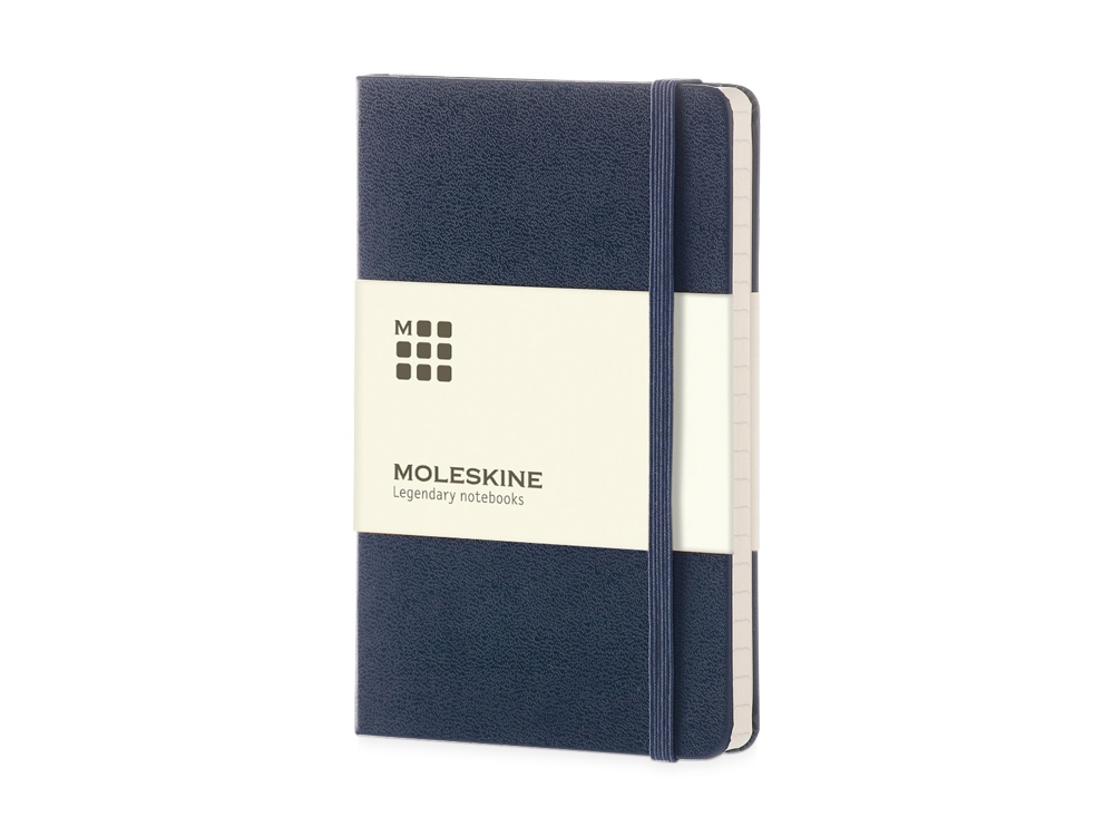 Записная книжка А5  (Large) Classic (в линейку) с логотипом Moleskine | Print Logo