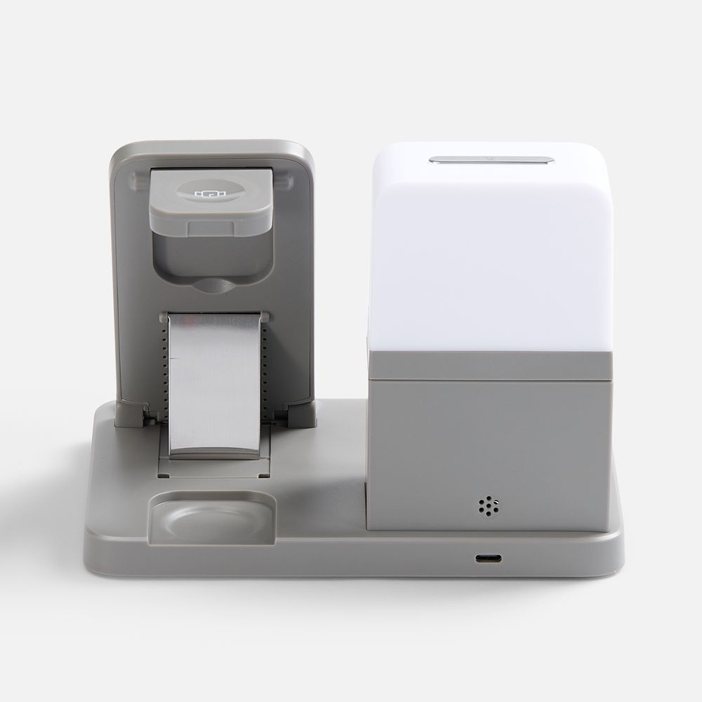 Зарядная станция с электронными часами и подсветкой Large Charge ver.3 фото на сайте Print Logo.