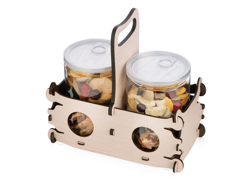 Набор подарочный с фруктами и ягодами Dual zest с логотипом Eat&Bite | Print Logo