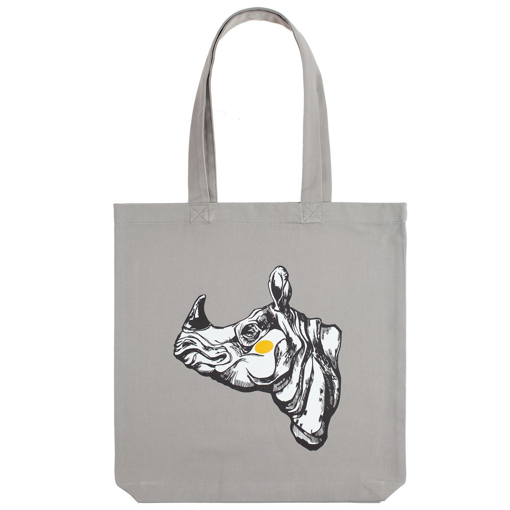 Холщовая сумка NosoRock — пример нанесения логотипа (Принтэссенция) | Print Logo