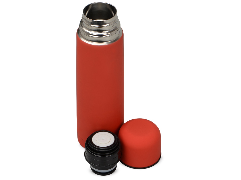 Термос Ямал Soft Touch с чехлом, 500мл, красный (P)