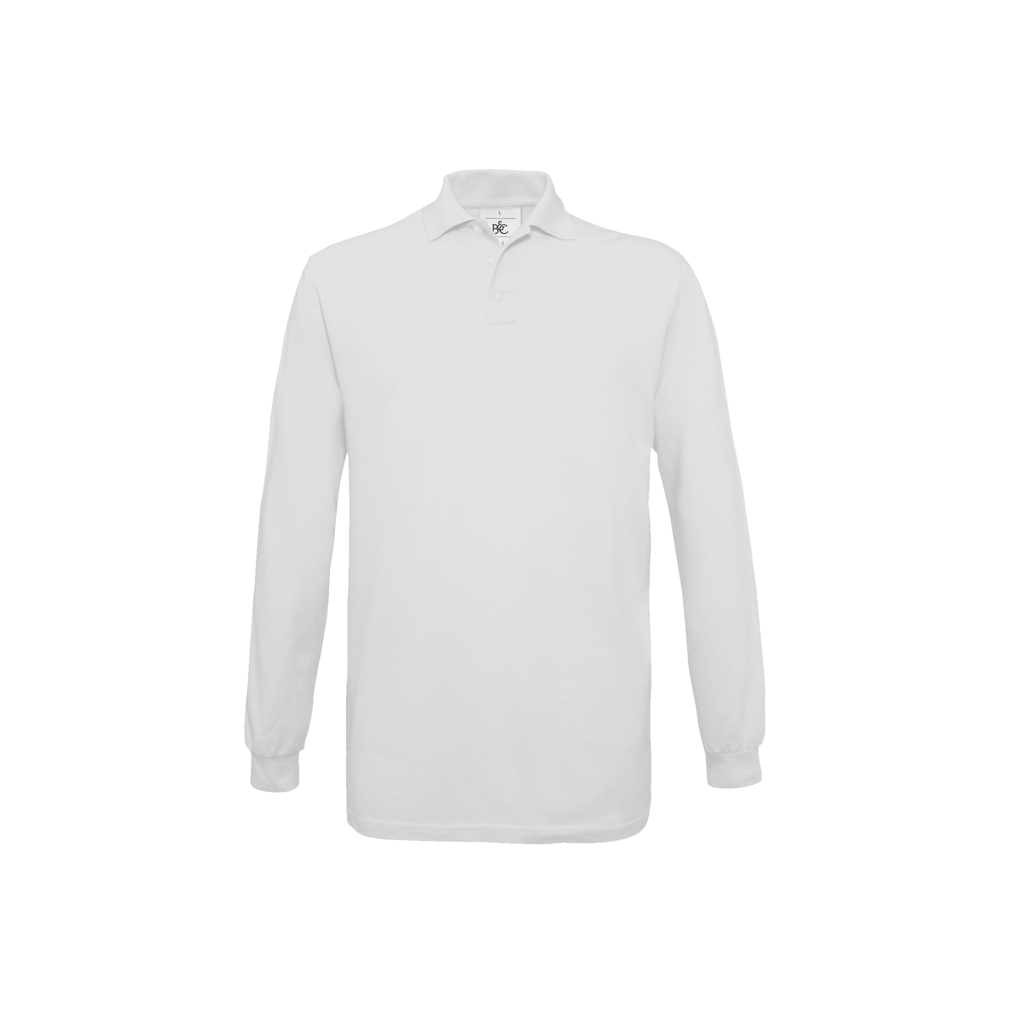 Поло с длинным рукавом Safran LSL, белый