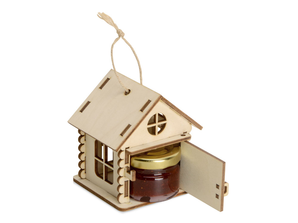 Подарочный набор Варенье клубничное с мятой в домике с логотипом Eat&Bite | Print Logo