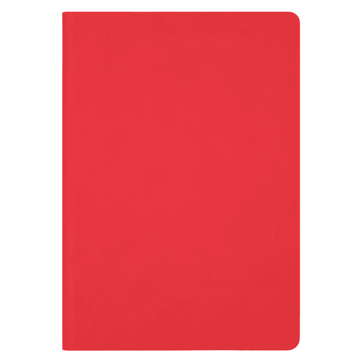 Ежедневник Латте софт-тач (Latte soft touch) недатированный, красный