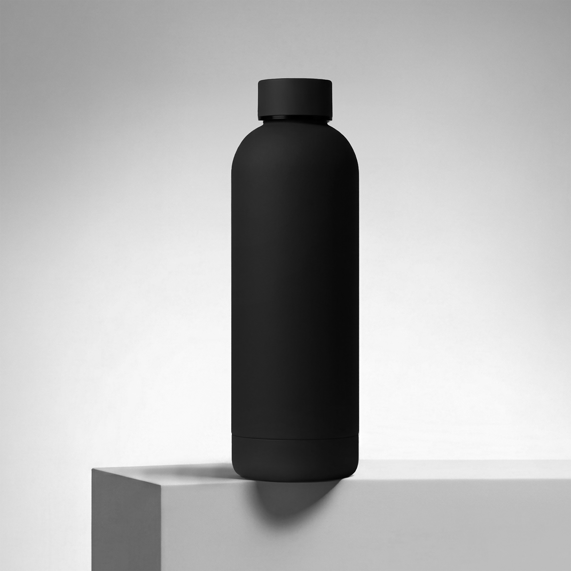 Вакуумная термобутылка с медной изоляцией Cask, soft-touch, тубус, 500 мл с логотипом Waterline | Print Logo