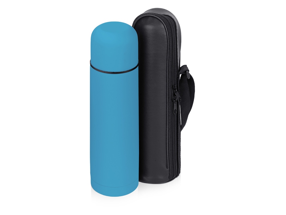 Термос Ямал Soft Touch с чехлом с логотипом  | Print Logo