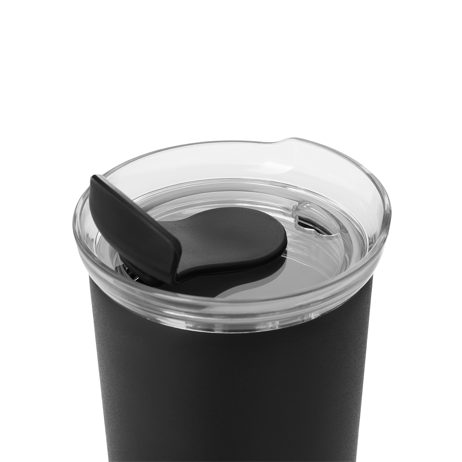 Термокружка вакуумная Страда (Strada), серая — пример нанесения логотипа (Portobello Термокружки) | Print Logo