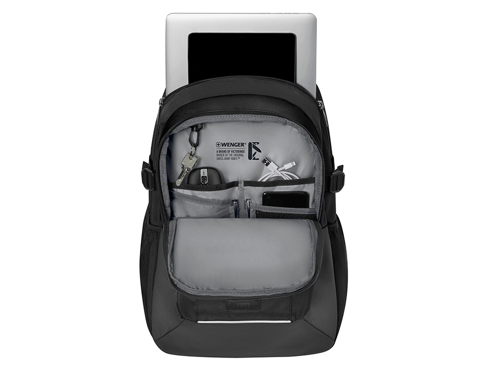 Рюкзак WENGER XE Ryde 16, черный, переработанный ПЭТ/Полиэстер, 33х22х47 см, 26 л.